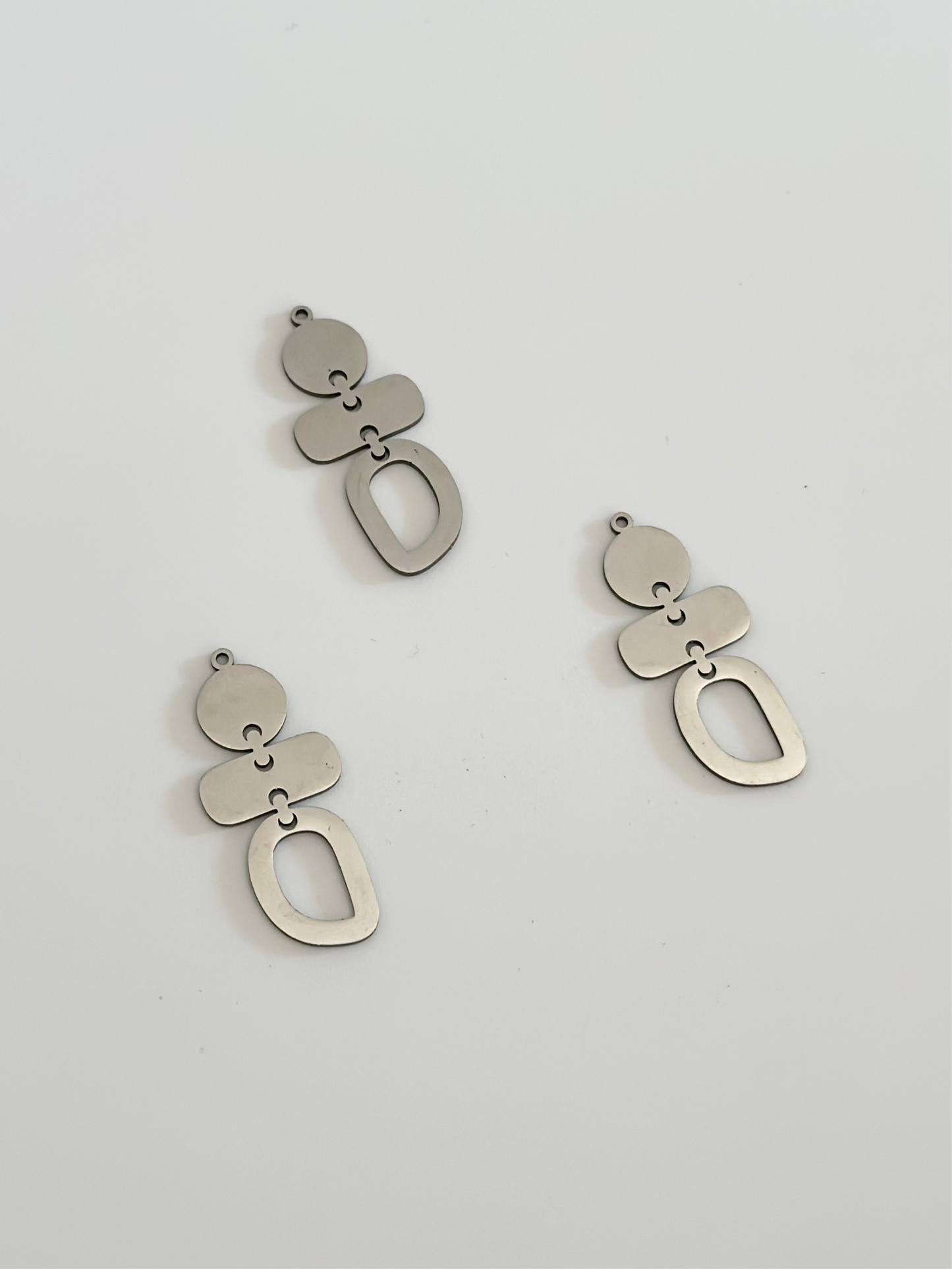 Pendentif boho en acier inoxydable