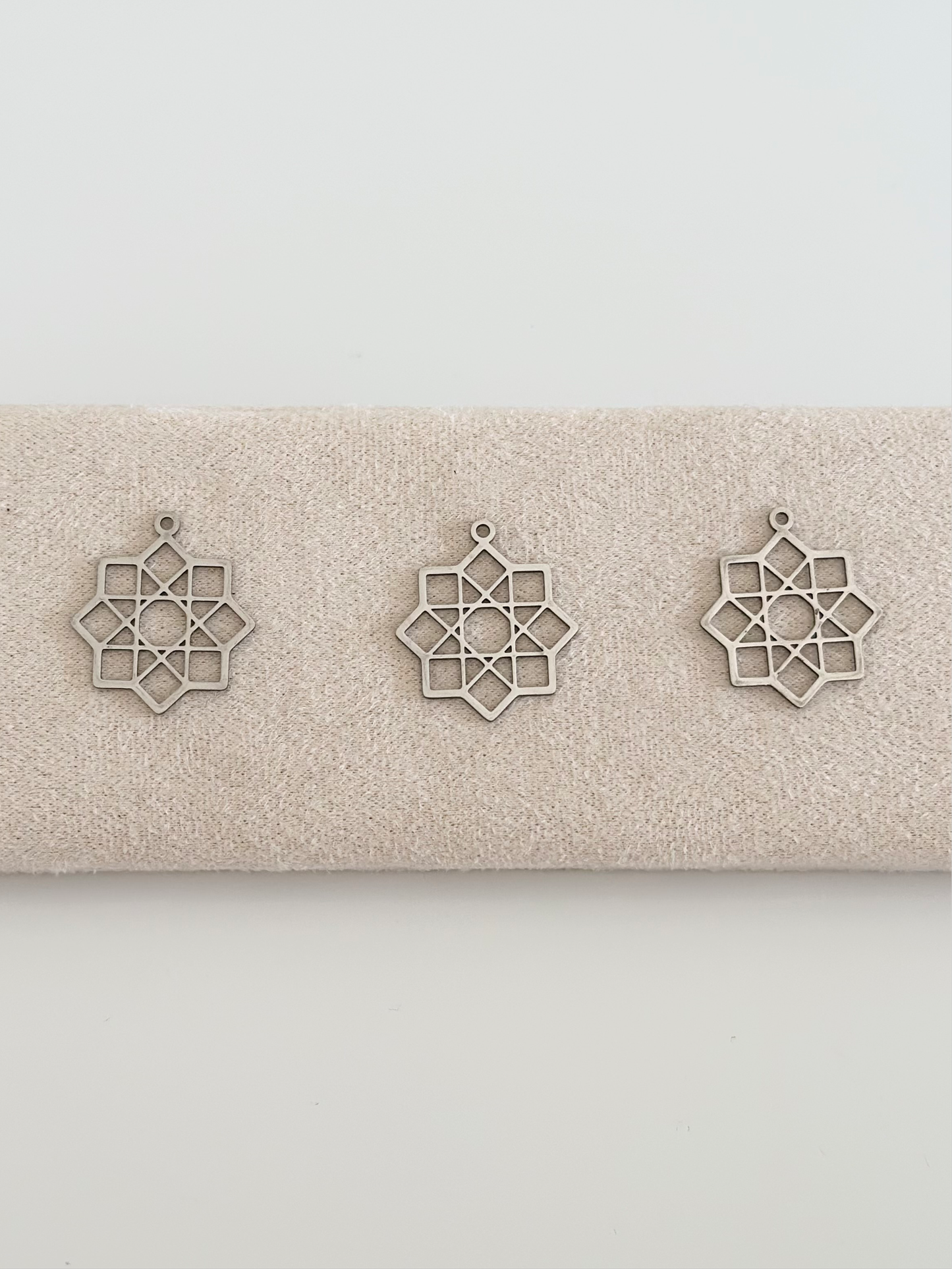 Pendentif en acier inoxydable Motif Zelij