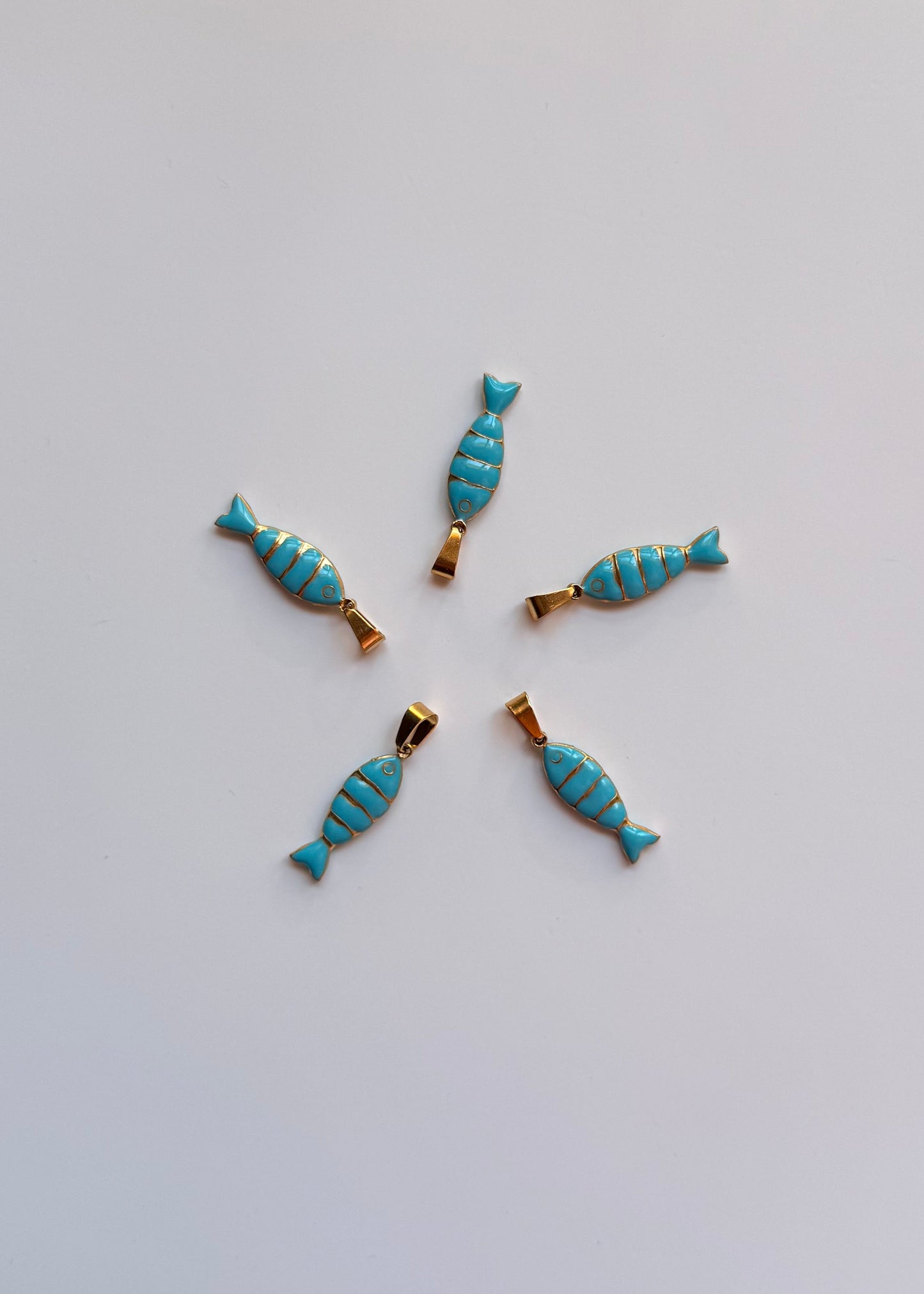 Pendentifs en acier inoxydable “Poisson”