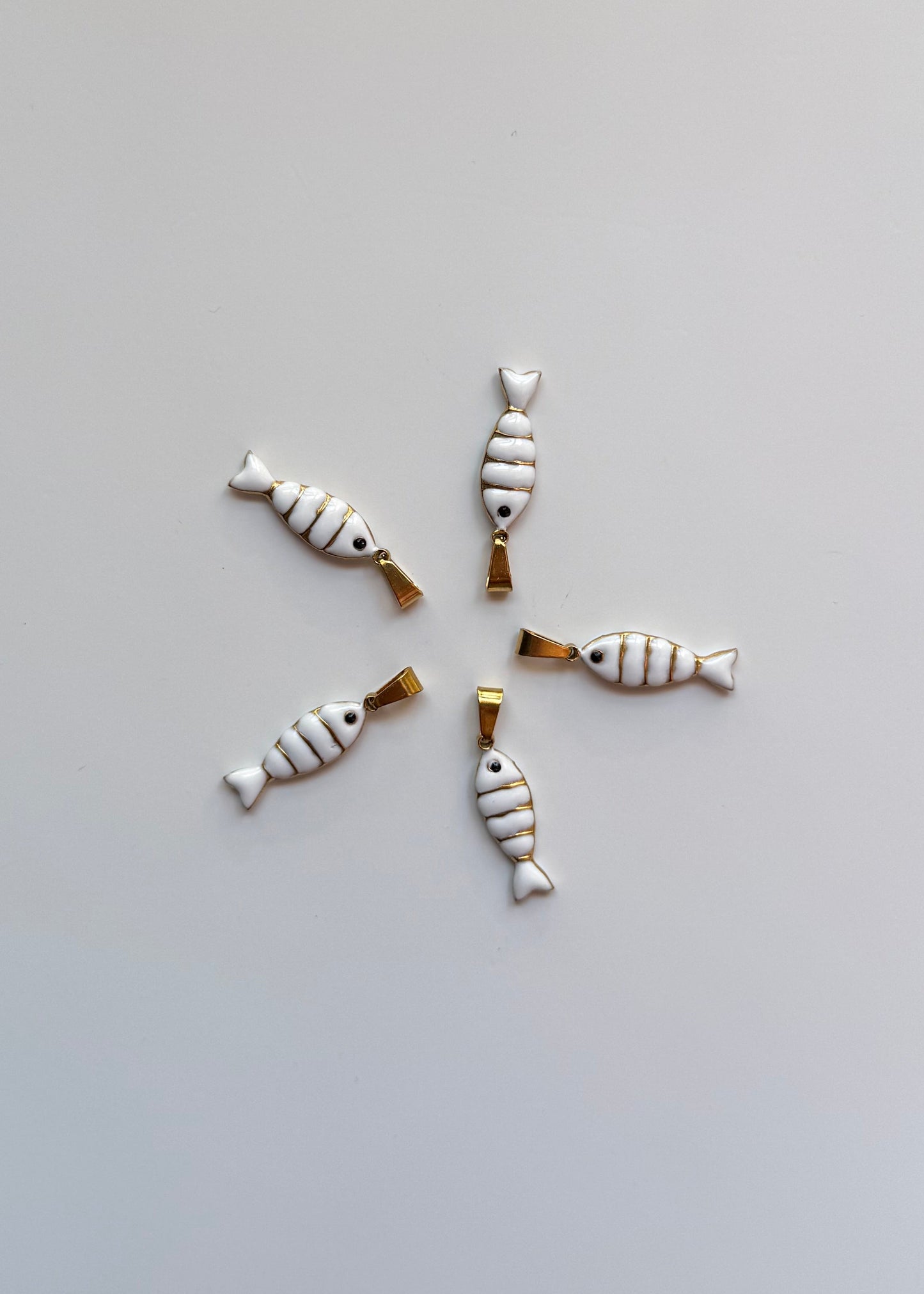 Pendentifs en acier inoxydable “Poisson”