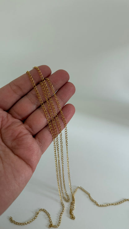 Chaine d'extension en acier inoxydable 2x3 mm