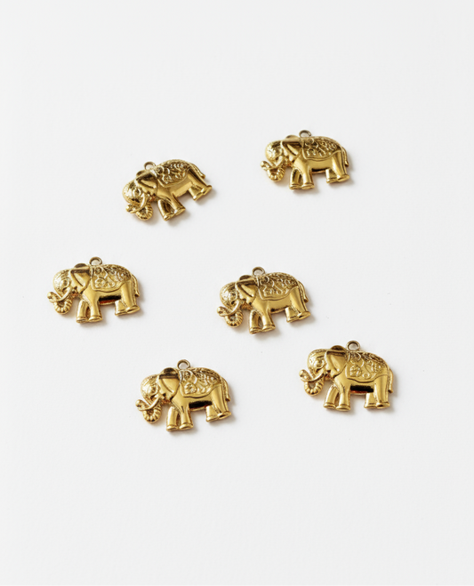 Charms en acier inoxydable ‘Elephant’