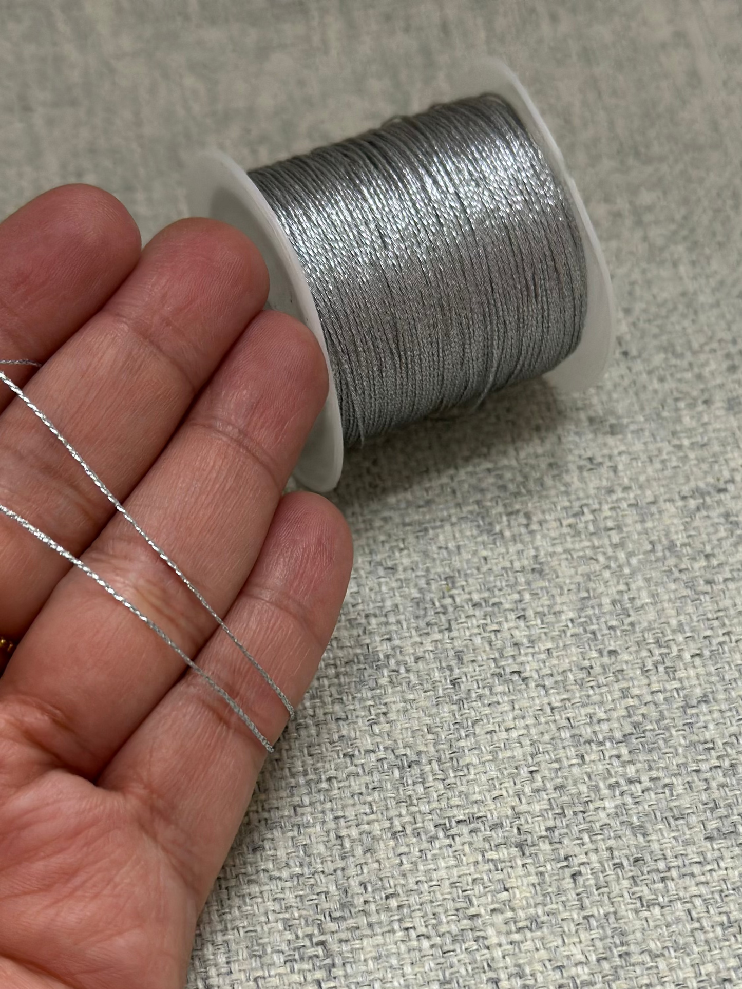 Corde tressée en fil macramé 0.6 mm au mètre