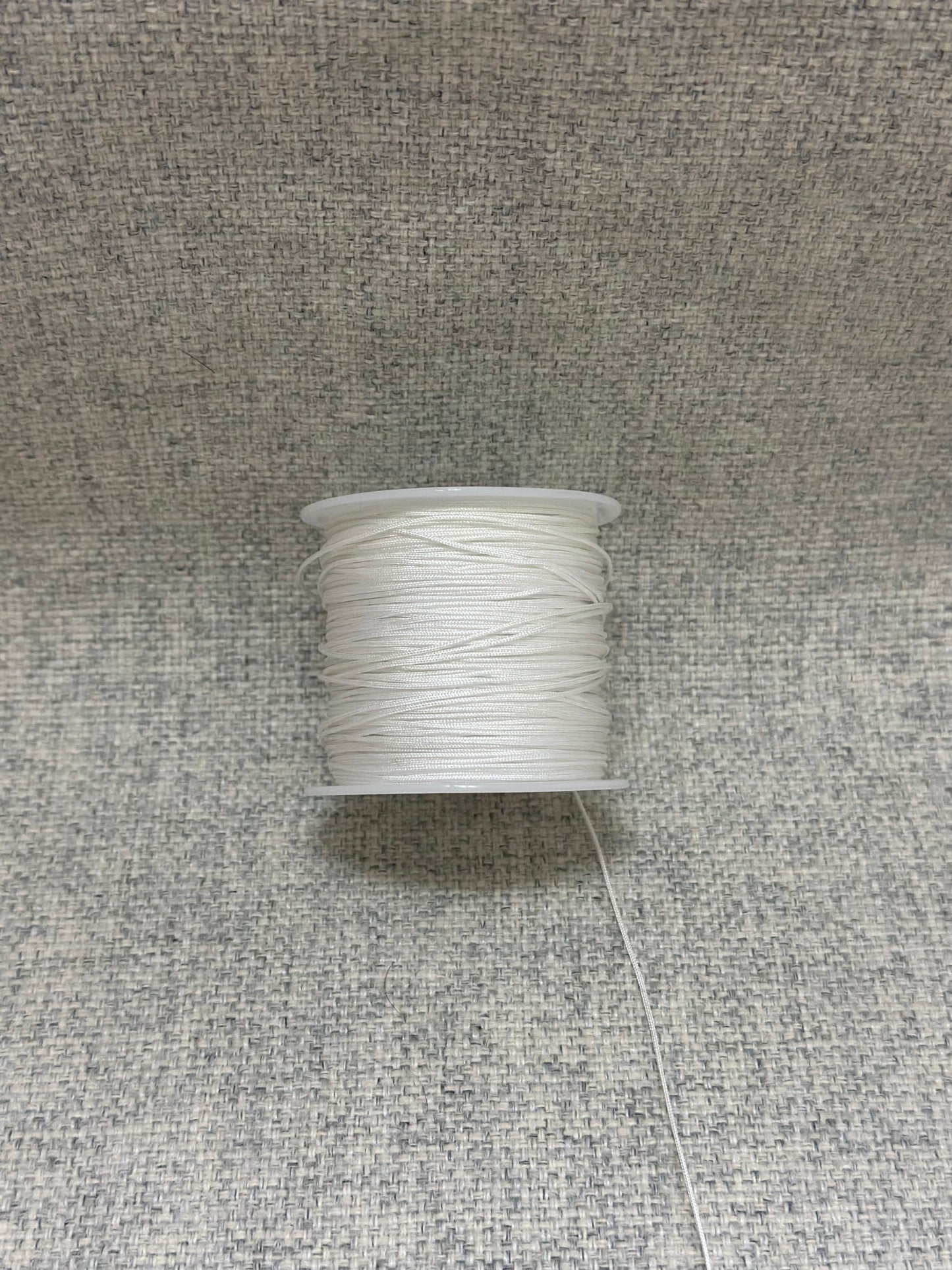 Fil en nylon 0.8 mm au mètre - Blanc