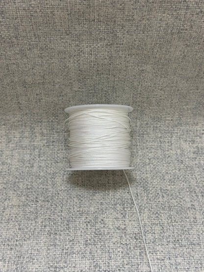 Fil en nylon 0.8 mm au mètre - Blanc