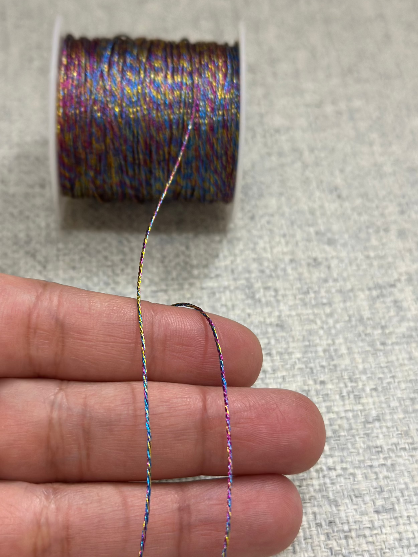 Corde tressée en fil macramé 0.6 mm au mètre