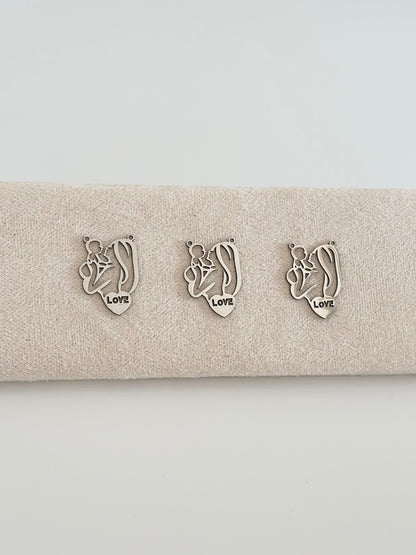 Pendentif en acier inoxydable - Fête des Mères