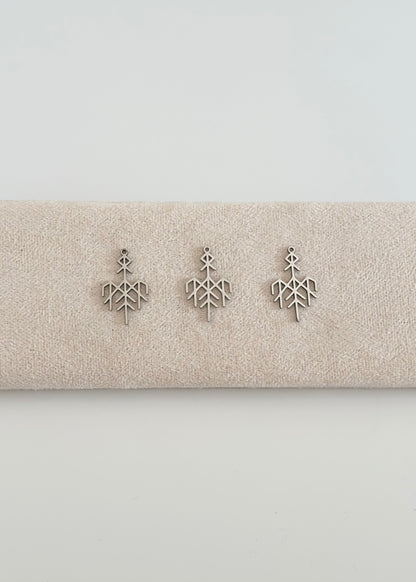 Pendentif en acier inoxydable Motif tribal