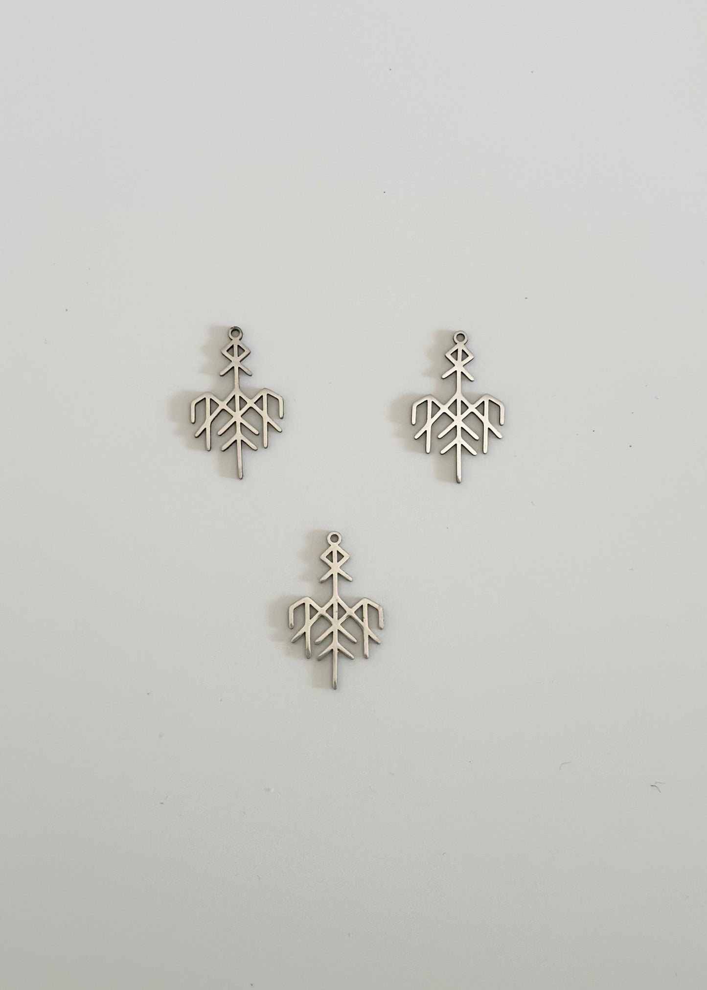 Pendentif en acier inoxydable Motif tribal