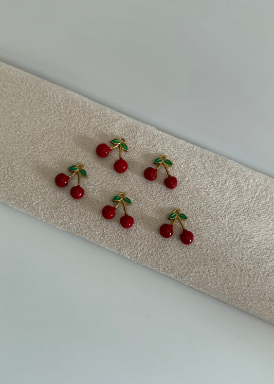 Pendentifs en acier inoxydable “Cerise”
