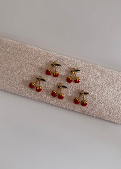 Pendentifs en acier inoxydable “Cerise”
