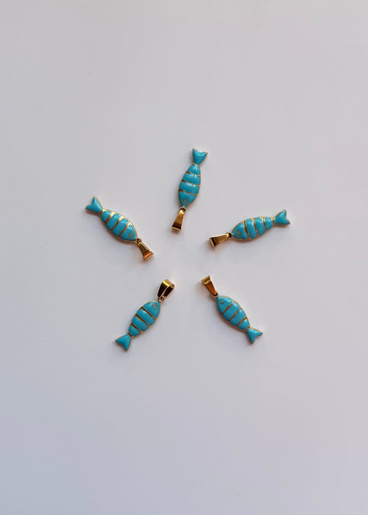 Pendentifs en acier inoxydable “Poisson”